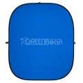 Фон тканевый двухсторонний хромакей GreenBean Twist 240 х 240 B/G