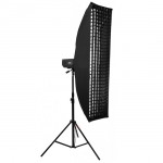 Софтбокс жаропрочный Mingxing Grid Softbox 25x150 cm