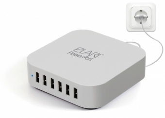 Зарядная USB-станция на 6 портов Elari PowerPort 6USB 12A